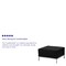 Emma and Oliver Faux Leather Quilted Tufted Living Room/Reception Ottoman